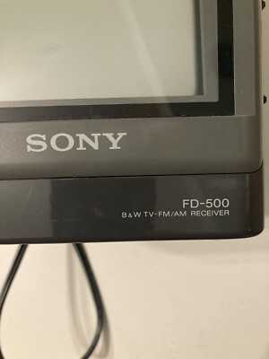 Vintage 1989 Sony Mega Watchman FD-500 TV FM/AM | eBay