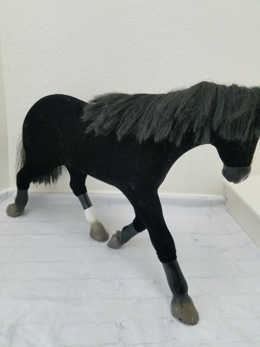 Retired Black Western American Girl Doll Horse 16"x22" - Picture 4 of 12