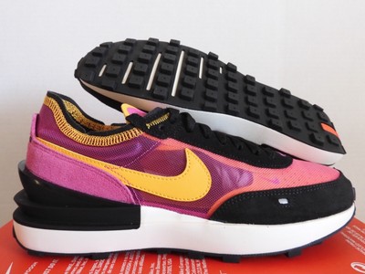 NIKE WAFFLE ONE ACTIVE FUCHSIA-UNIVERSITY GOLD SZ 8 [DA7995  display picture 2