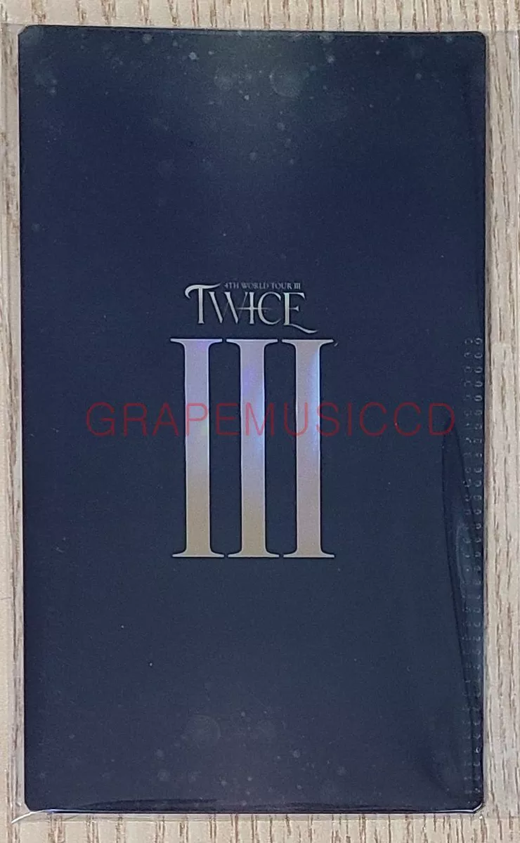 TWICE TWICE 4TH WORLD TOUR III OFFICIAL GOODS TICKET HOLDER SEALED 