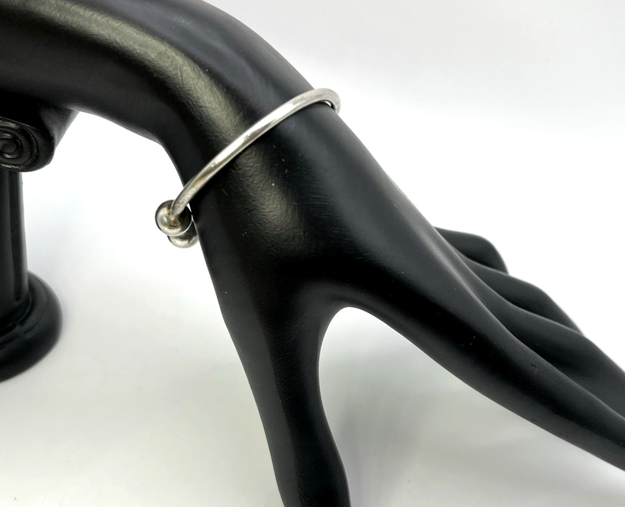 Solid Sterling Silver 925 CUFF BANGLE WIRE BRACEL… - image 1