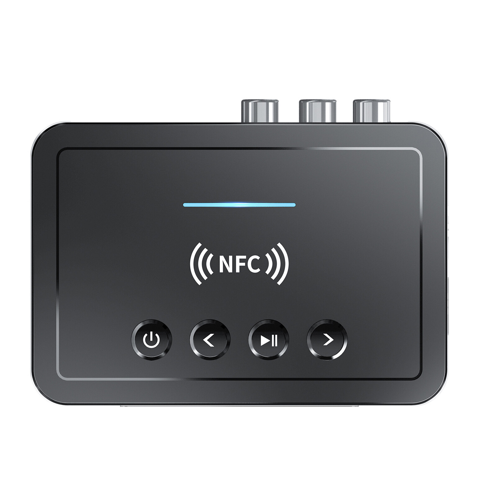 Bluetooth 5.0 Transmitter Receiver Wireless 3.5mm Adapter AUX NFC to 2 RCA Audio