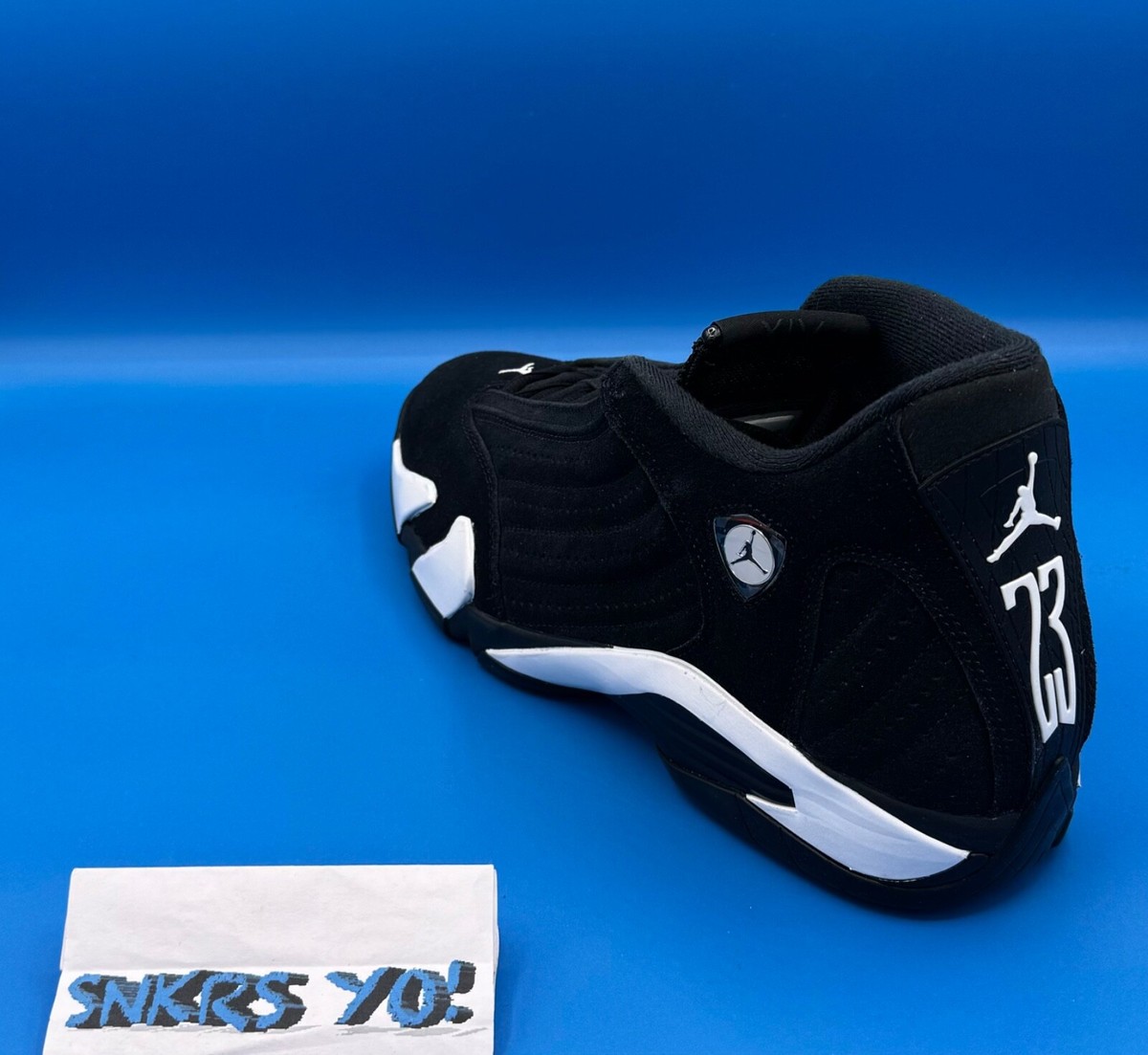 Jordan 14 Retro Black White (487471-016) Size 11 | eBay