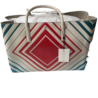 Anya Hindmarch Ebury Maxi feather weight Tote Diamond Brand New! Gorgeous 
