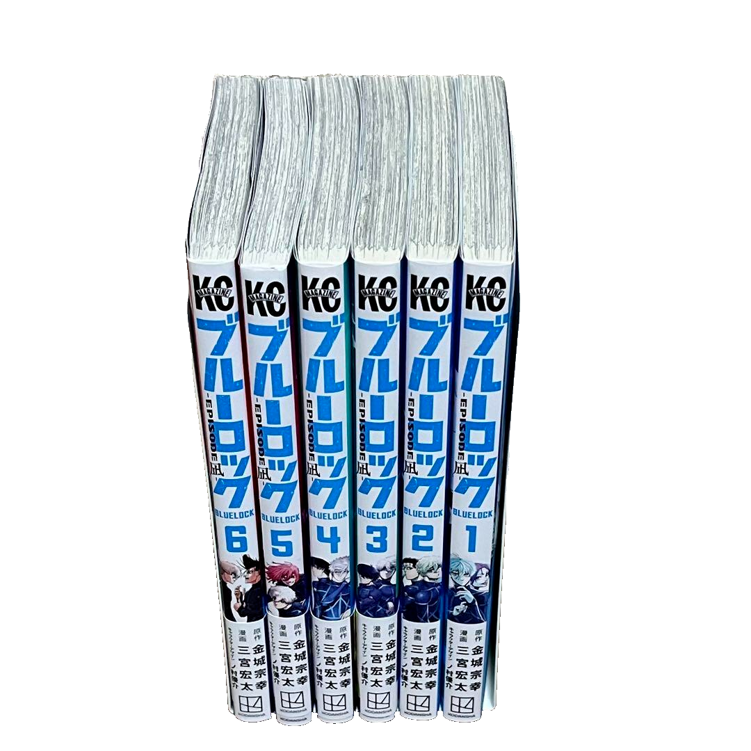 BLUE LOCK -EPISODE NAGI- Vol. 1-6 Latest Full Set Japanese Manga