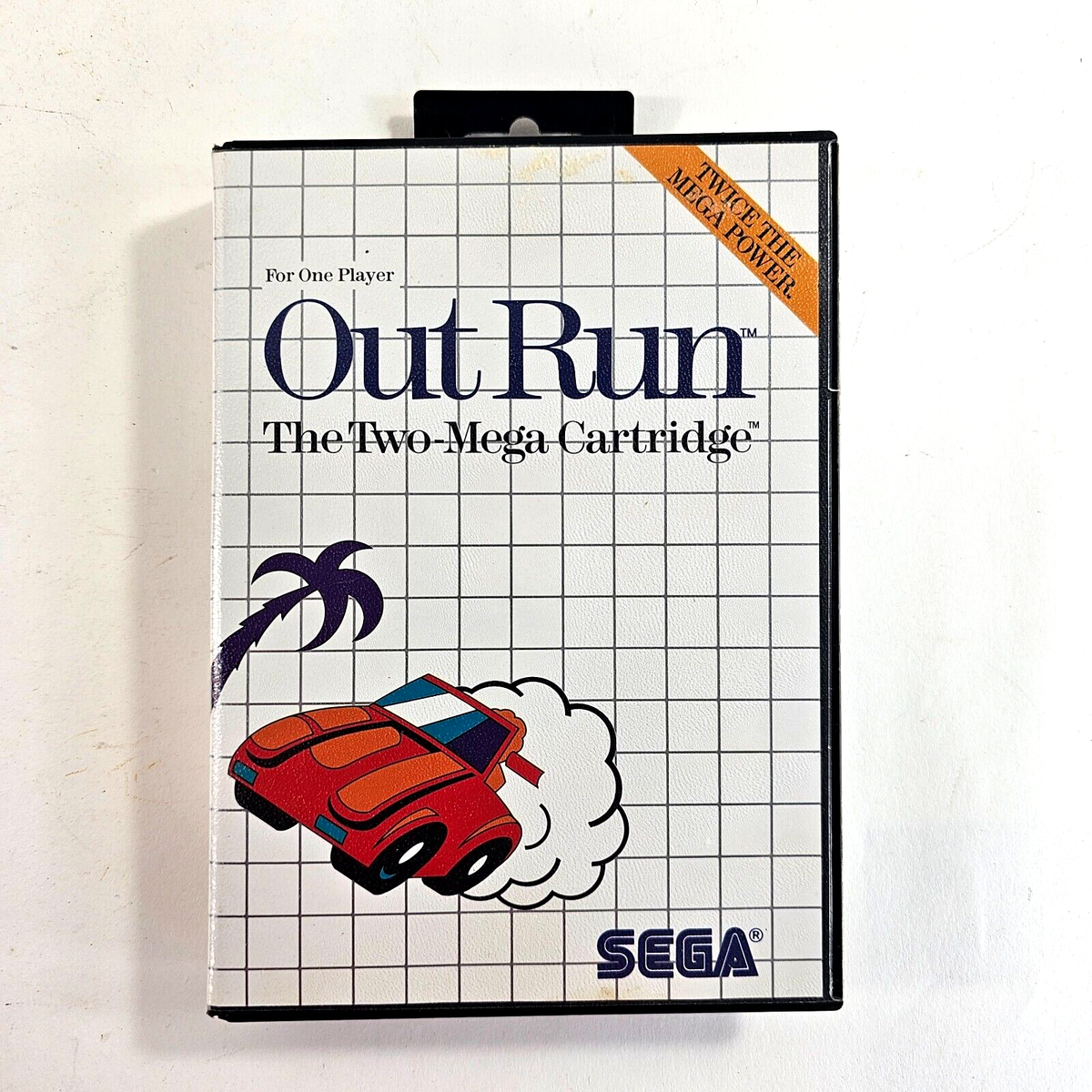 Out Run (Sega Master System, 1987) Game Case Manual - Tested and