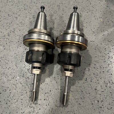Set of 2 TECHNIKS 61.05.008.202 Collet Chuck & M10X1.25 D9 Mill Free Shipping