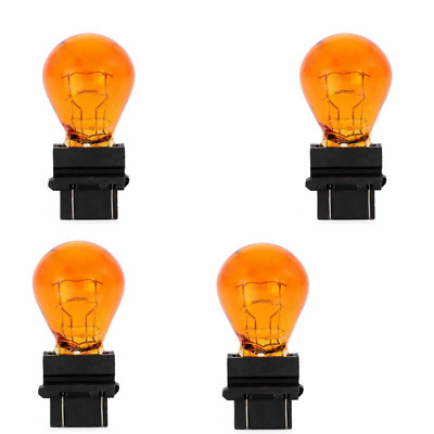 4 Stück 3157NA 12V 27/7W PY27/7W W2.5x16q Amber Glühlampe Kunststoffsockel  J89w