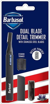 Barbasol Battery Powered Electric Dual Blade Fine Detail Trimmer 