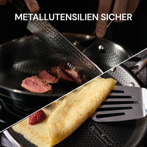 Crêpepfanne Pfannkuchenpfanne für professionelles Kochen, kratzfest 28 cm - Bild 5 von 9
