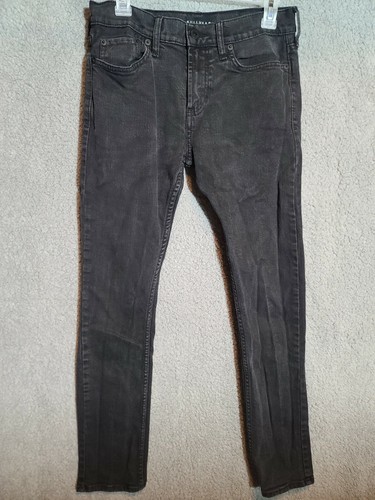 Mens bullhead skinny jeans 29x30 Black 