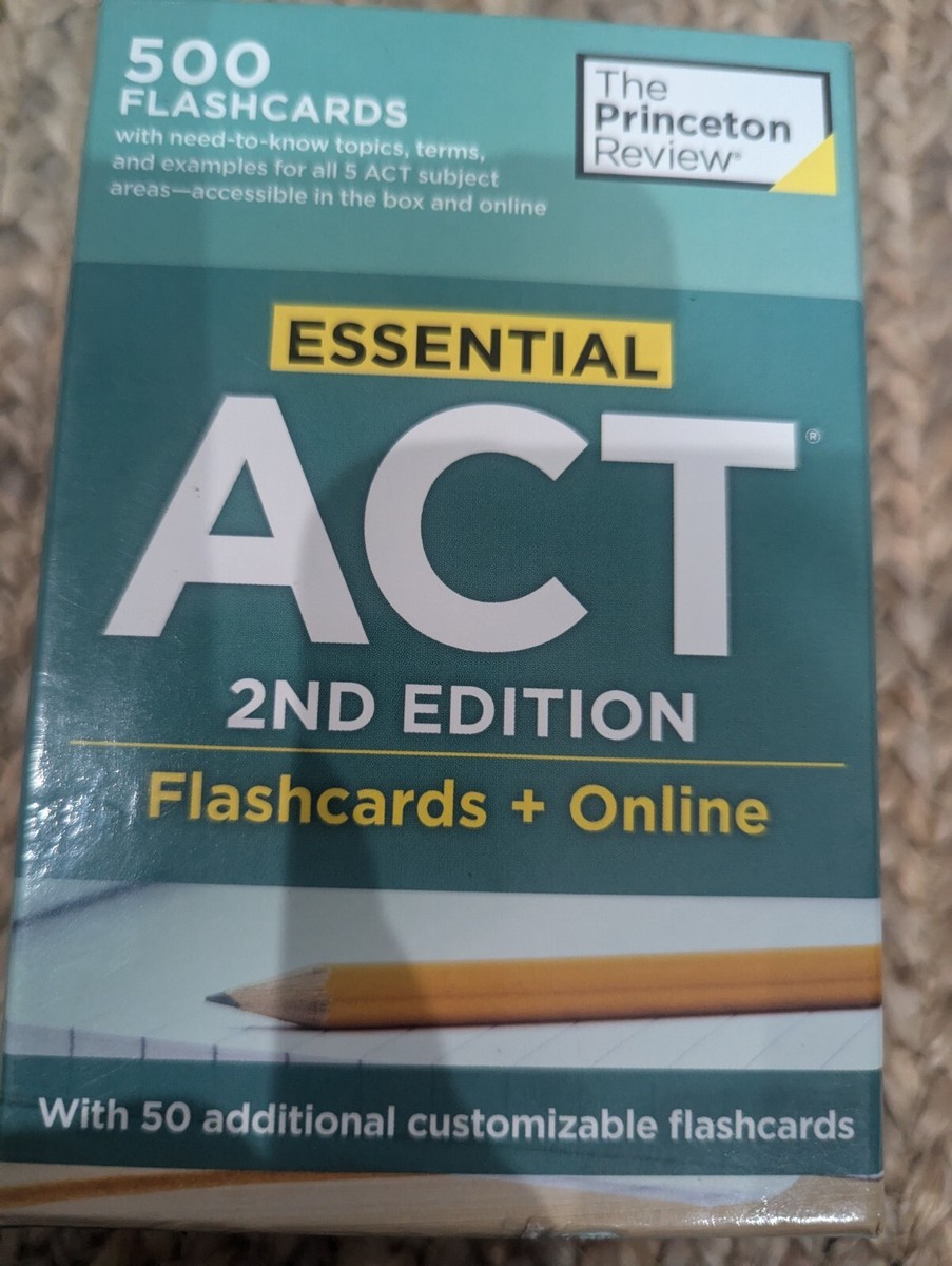 Essential Act Flashcards 500 Flashcards With Needtoknow Topics