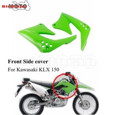 Coppia carene in plastica copri pannello anteriore per Kawasaki KLX 150 DirtBike verde