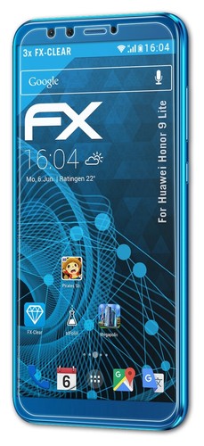 atFoliX 3x Película Protectora para Huawei Honor 9 Lite transparente - Imagen 3 de 9