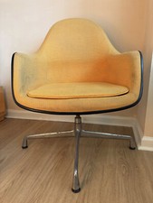 Vintage Eames Loose Cushion Fiberglass Tiltab...