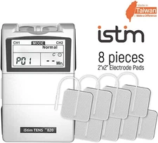 The istim Premium EV-820 2 Channel Tens unit Machine Pain relief Management OTC