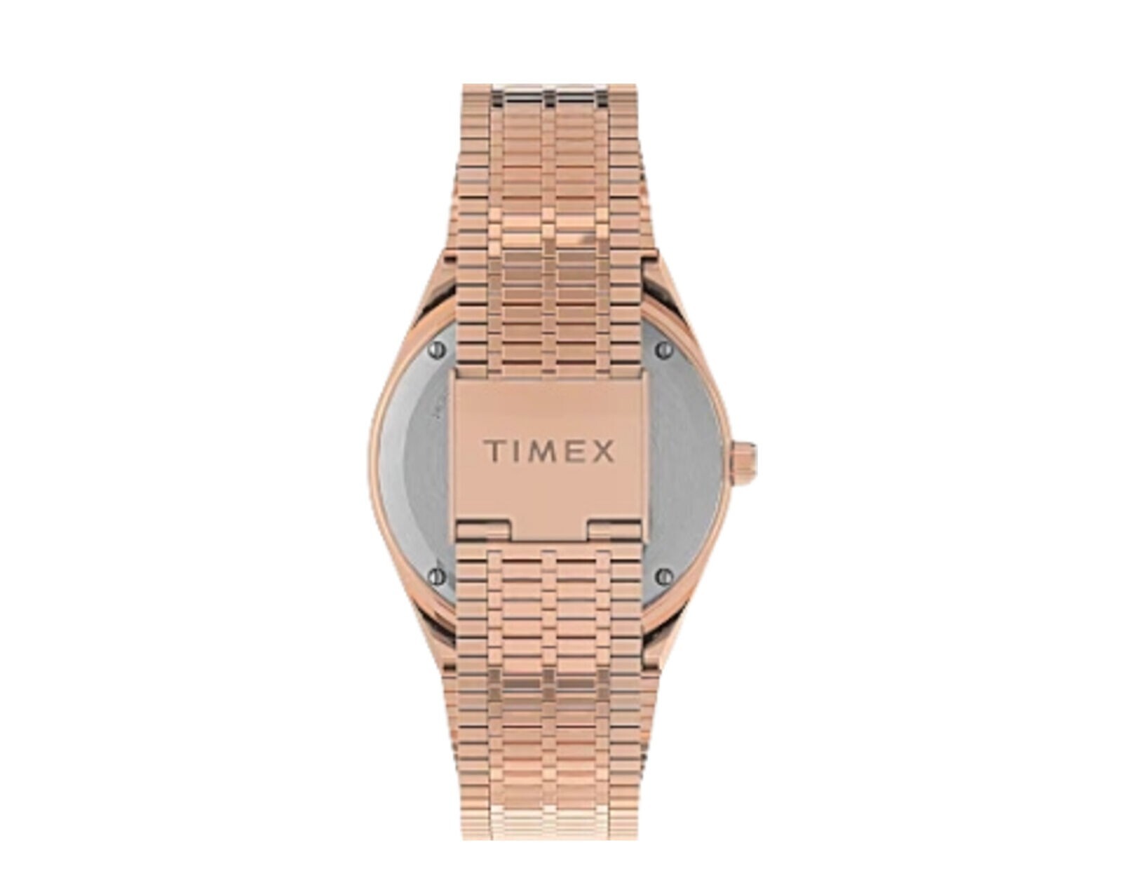 Timex Q 36mm Stainless Steel Bracelet Rose-Gold/Cream Women's Watch TW2U95700VQ