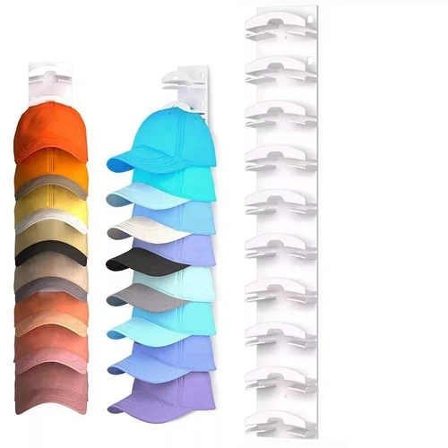 Closet Hat Rack Baseball Caps Organizer Space Saving Wall Hat Storage Holder AU - Picture 12 of 22