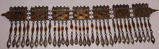 Silver With Carnelian Fine Gilded Turkmen Tribal Headpiece - 1900's
