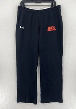 Under Armour Fit Women's Fleece Sweatpants Size L RIT Tigers Women's Lacrosse