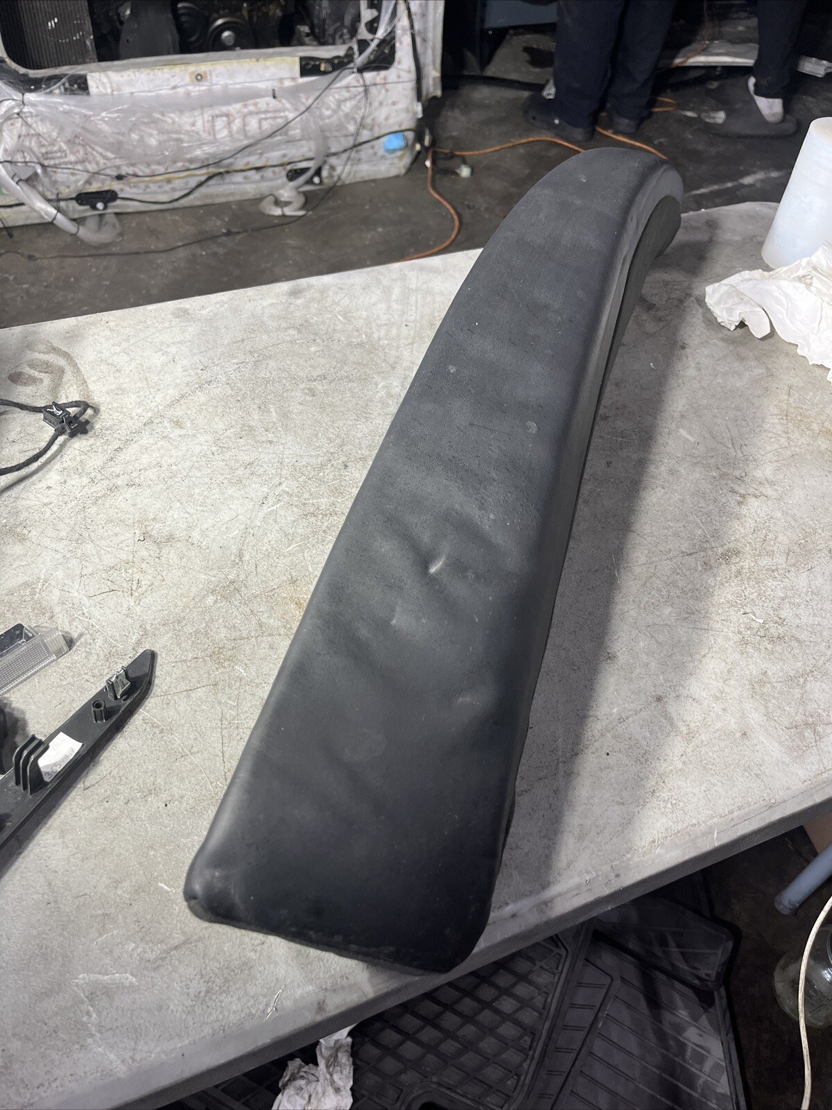 14-17 Maserati Ghibli M157 Rear Right Side Seat Bolster Cushion Pad Cover Black