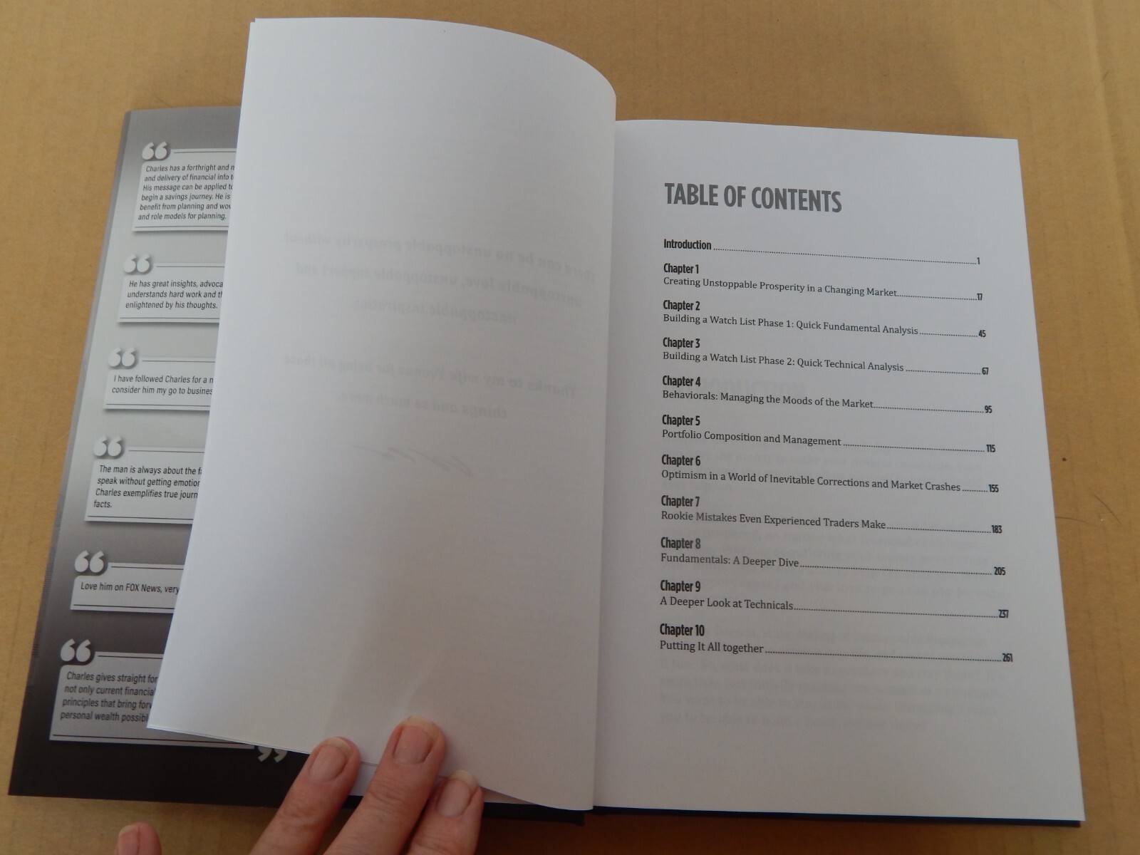 Unstoppable Prosperity by Charles PayneHBDJ 2019 First Edition