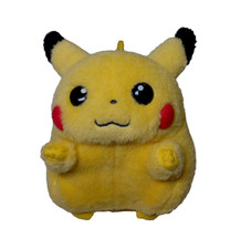 Pikachu Pokemon Tomy Nintendo Vintage Fuzzy Squeaky Squeeze Squeak Plush 5"