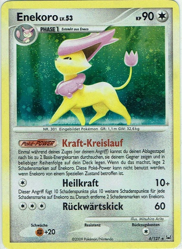 Pokemon Karte Trading Card Game Platin Nr. 4/127 Enekoro Holo deutsch - Bild 1 von 1