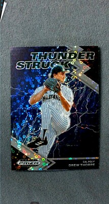 2022 Panini Prizm Draft Thunder Struck Donut Circles #TH-DT Drew Thorpe Mustangs