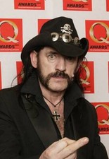 Lemmy from Motorhead at Q Awards 2003 party at Park Lane Hotel Oct- Old Photo 3