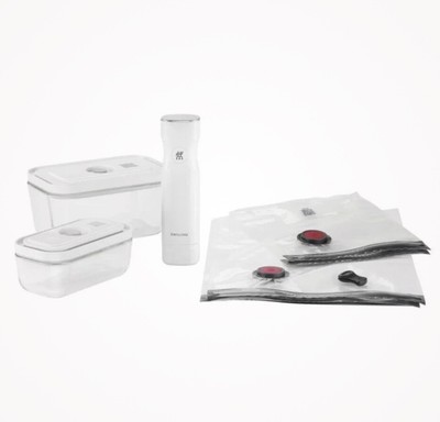 ZWILLING FRESH & SAVE Vakuum Starterset  S/M 7-tlg Lunchbox Vacuumbeutel