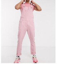 New Mens Casual Denim Jumpsuits Overalls Bib Solid Pants Suspenders Romper Jeans