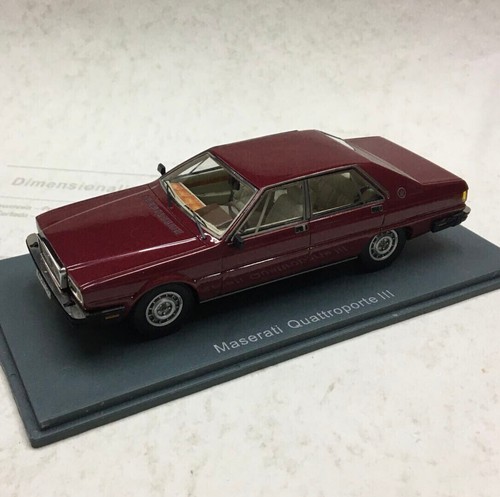 NEO 1/43 Maserati Quattroporte lll 1983 resin model Limited Edition