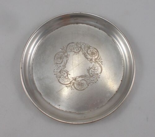 Rare Elegant Tray From 875er Silver Russia Um Approx. 1960 Hand Engraved - Picture 1 of 12