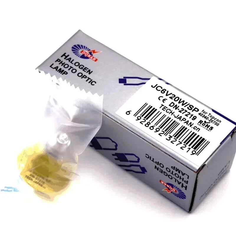 TOPCON 6V20W JC6V20W/SP Lamp Bulb Topcon Slit Lamp 40340-20700 SL-1E 2F 3E D8 - Image 2 of 2