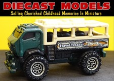 TRAVEL TRACKER OFF ROAD 4x4 TRUCK CAMPER LORRY MATCHBOX 1:64 SCALE DIECAST MODEL