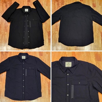 Snow Peak Japan Flexible Insulated Long Sleeve Shirt Jacket Men's Medium Black