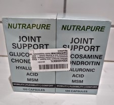 Nutrapure Joint Support - Glucosamine Chondroitin, MSM, Hyaluronic Acid. 2 Pack