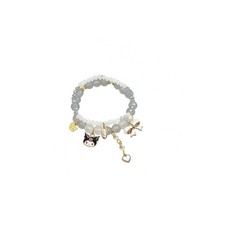 Kawaii Bracelets Kuromi Bracelet Cinnamoroll Crystal Beads Bracelet Set Cute Car