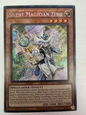 Yugioh - Silent Magician Zero - Secret - 1st - LEDE-EN003 - NM