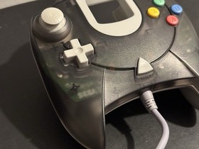 Sega Dreamcast Black Smoke Translucent OEM Controller Tested & Works!