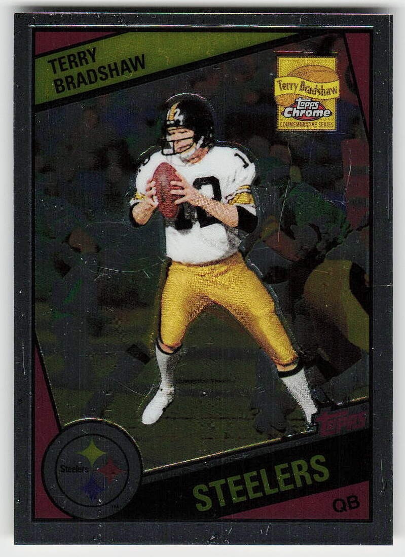 2002 Topps Chrome #14 Terry Bradshaw Terry Bradshaw Reprints