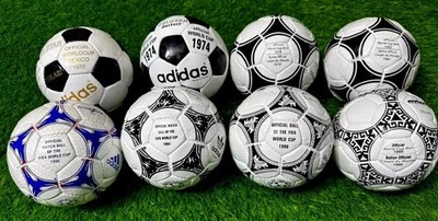 8 Pcs Adidas Historical Mini Balls Set FIFA World cup 1970 to 1998