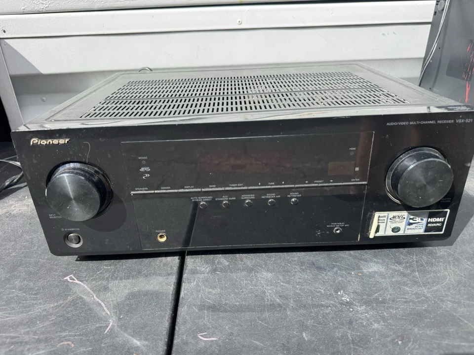 PIONEER VSX-521-K AV Receiver 5.1 Ch HDMI Receiver No Remote Control - Image 2 of 4