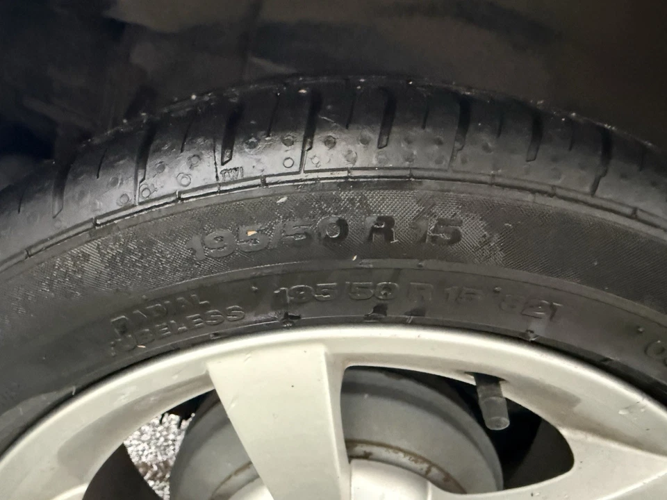 4 CERCHI IN LEGA ORIGINALI SMART FORTWO W451 175/55 R15 ANT. E 195/50 R15 POST. - Immagine 3 di 4