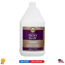Aleene's  Tacky Glue - 128 fl oz All-Purpose Fast-Drying Craft Adhesive