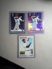 Eloy Jimenez, 3 Rookie Card Lot, Chrome Base And Pink Refractor, Gypsy Queen