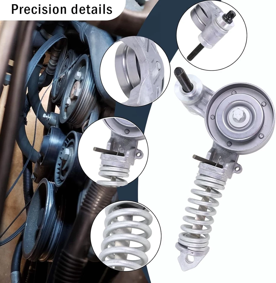 Belt Tensioner Assembly With Pulley With 2011-2015 Cruze(1.4L)&Serpentine Belt - Image 3 of 4
