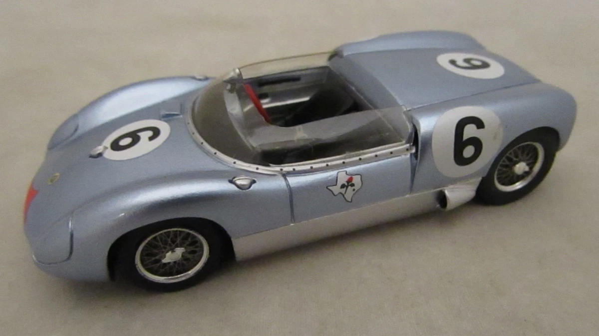 Miniature SPARK 1/43 – Lotus 63 N°2 – Gold Cup 1969 (2ème, J. Rindt) – Modèle Résine Rouge