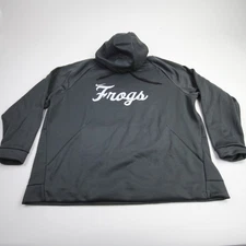 TCU Horned Frogs Nike Dri-Fit Sweatshirt Men's Dark Gray New